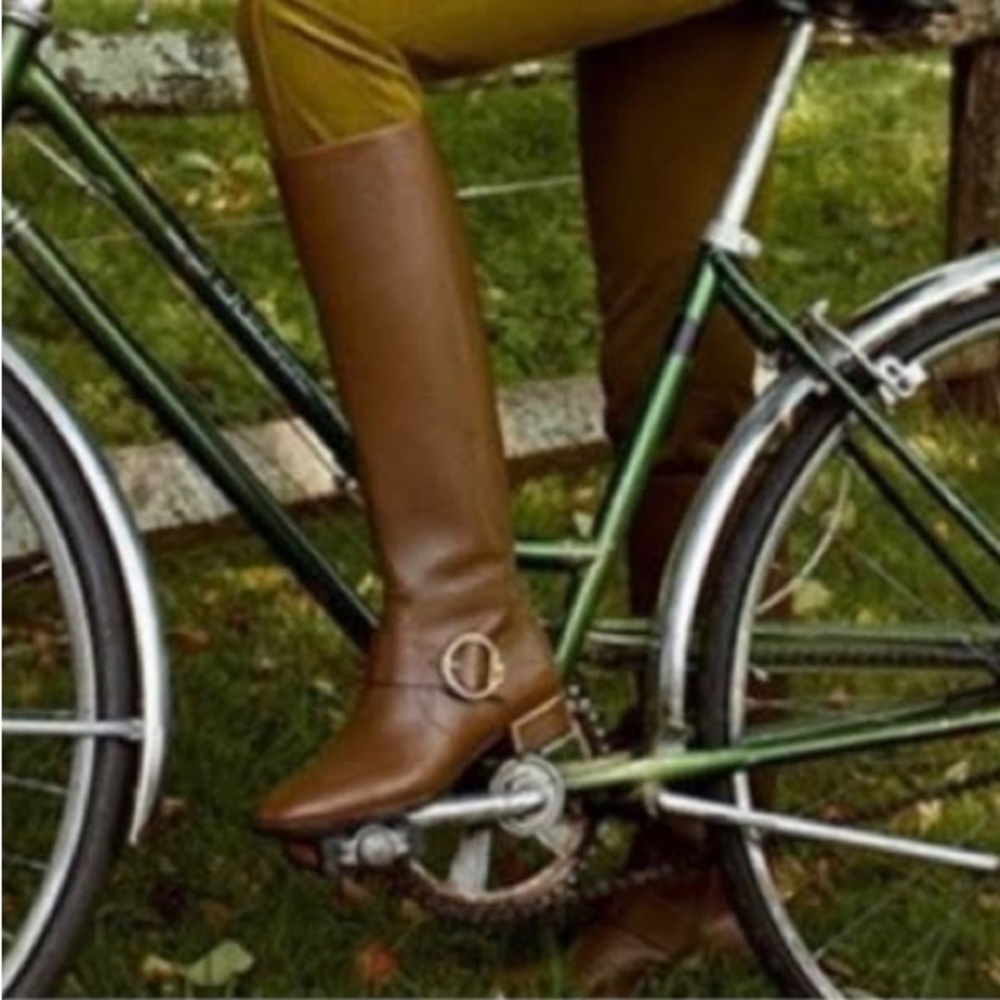 Tory Burch Brown Riding Boots